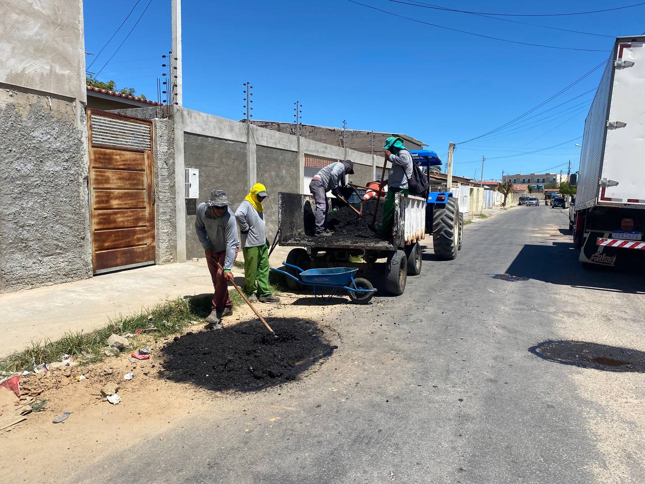 Secretaria De Obras Segue Opera O Tapa Buraco Em Remanso Remanso