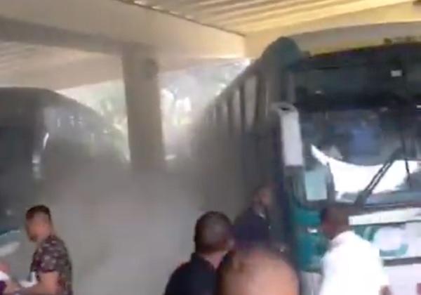  Ônibus pega fogo na Rodoviária de Salvador