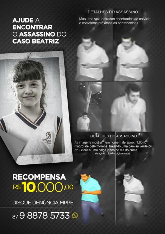  Mãe de Beatriz, diz que assassino pode estar no Piauí e reacende caso