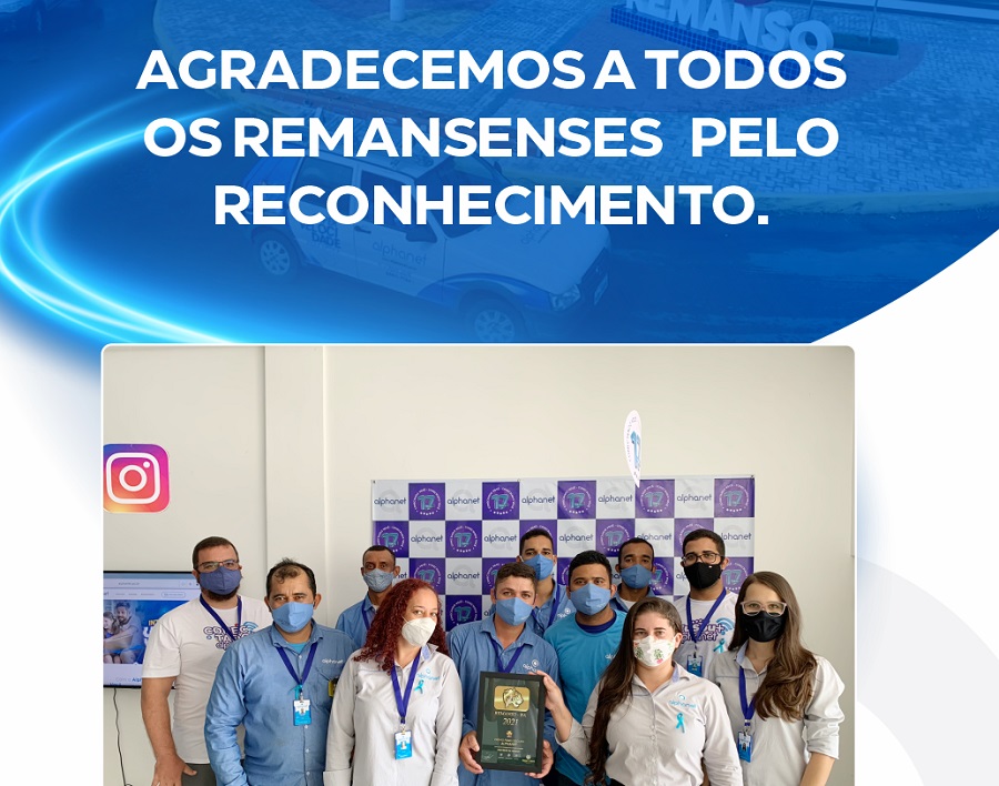  Alphanet recebe prêmio de melhor provedor de internet de Remanso